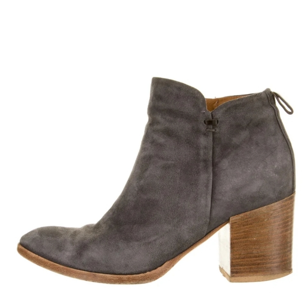 Alberto Fermani Anzio Gray Suede Ankle Boot Size 7